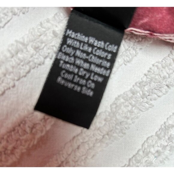 Tranquility Mayhem Mens Tie-Dye Button Up Shirt Short Sleeve Pocket Medium Red - Picture 5 of 9